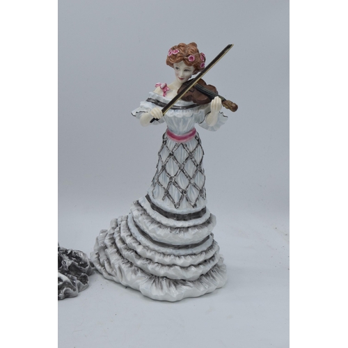 127 - A collection of Royal Doulton figures 'Edwardian String Quartet' to include First Violin HN3704, Sec... 