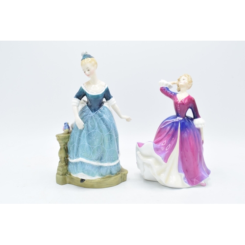 132 - Royal Doulton lady figures to include Melissa HN2467 and Clarinda HN2724 (2). In good condition with... 