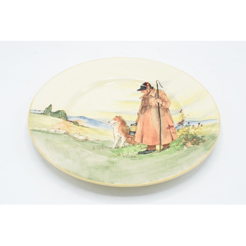 134 - Royal Doulton seriesware plate in The Cotswold Shepherd pattern. 27cm diameter. In good condition wi... 