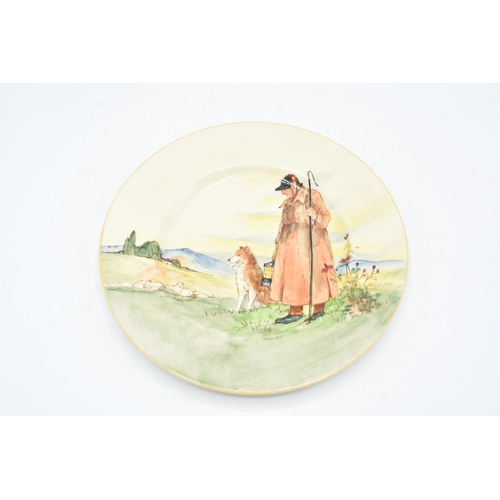 134 - Royal Doulton seriesware plate in The Cotswold Shepherd pattern. 27cm diameter. In good condition wi... 