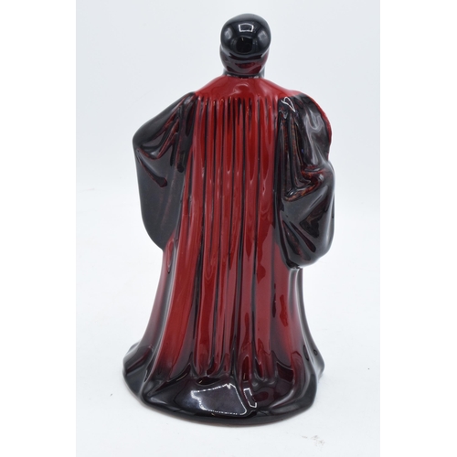 138 - Royal Doulton Flambe figure Confucius DN3314. 23cm tall. In good condition with no obvious damage or... 