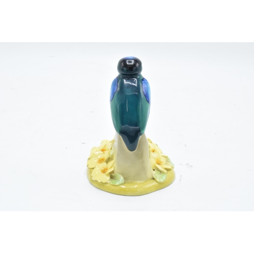 139 - Royal Doulton figure depicting a kingfisher mounted onto a floral base. Circa 1920s. 12cm tall. Gene... 