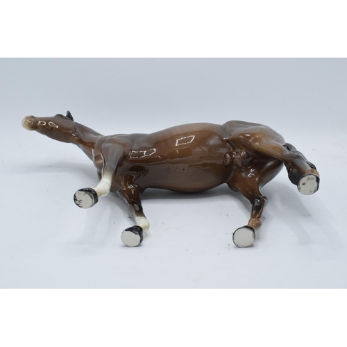 160 - Beswick large brown racehorse 1564. 28cm tall. In good condition with no obvious damage or restorati... 