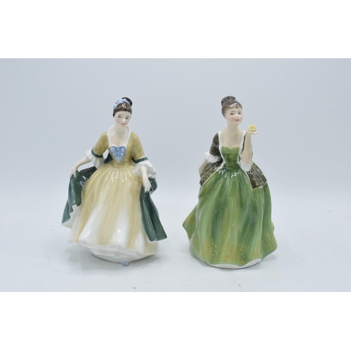 167 - Royal Doulton Lady figures to include Elegance HN2264 and Fleur HN2368(2). In good condition with no... 