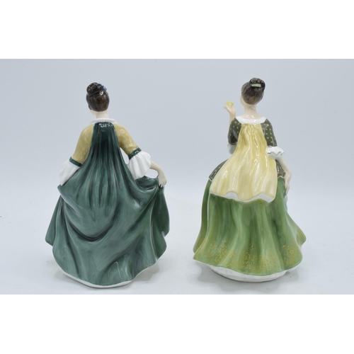 167 - Royal Doulton Lady figures to include Elegance HN2264 and Fleur HN2368(2). In good condition with no... 