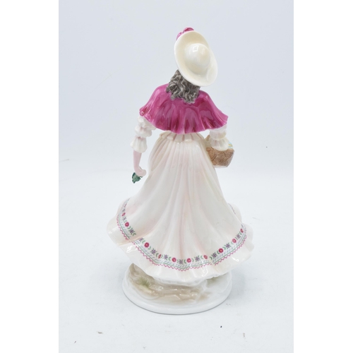 176 - Royal Worcester figure Noelle from the Festive Country Days Collection. Limited edition. In good con... 