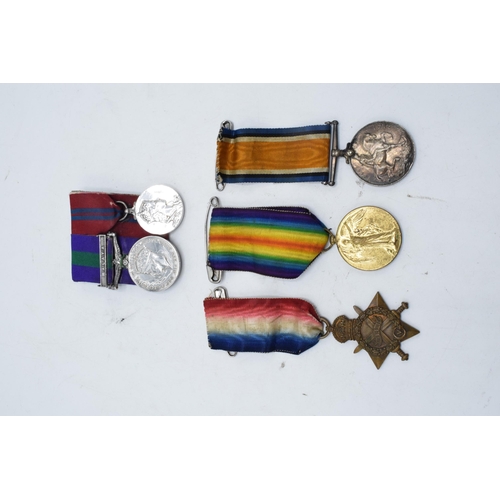 245 - A collection of medals on ribbons to include The Great War for Civilisation 1914-1919 (SPR T G Willi... 