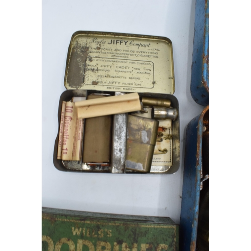 247 - A collection of items to include a Rizla Jiffy Compact cigarette maker with contents, a cased Shinab... 