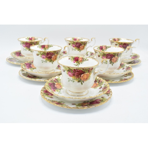 52 - A collection of Royal Albert Old Country Roses items to include 6 trios (6 cups, 6 saucers, 6 sides)... 