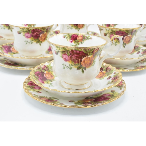 52 - A collection of Royal Albert Old Country Roses items to include 6 trios (6 cups, 6 saucers, 6 sides)... 