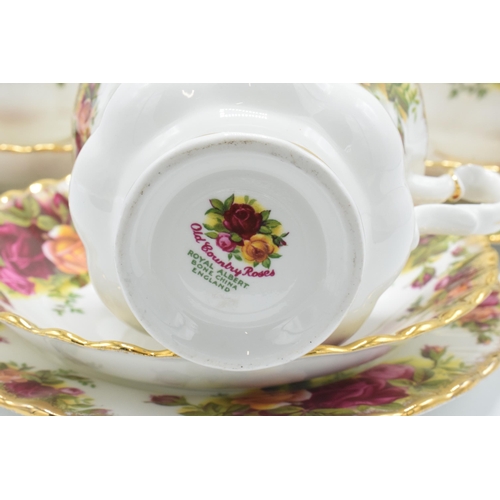 52 - A collection of Royal Albert Old Country Roses items to include 6 trios (6 cups, 6 saucers, 6 sides)... 