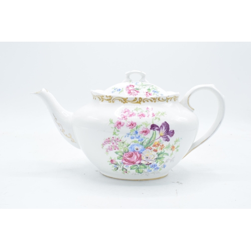 58 - Royal Albert tea pot in the Nosegay pattern. In good condition with no obvious damage or restoration... 