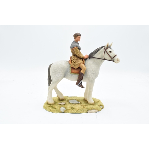 75 - Sherratt and Simpson model of Beringar and his horse from the Cadfael Chronicles series. 22cm tall. ... 