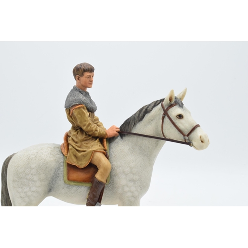 75 - Sherratt and Simpson model of Beringar and his horse from the Cadfael Chronicles series. 22cm tall. ... 