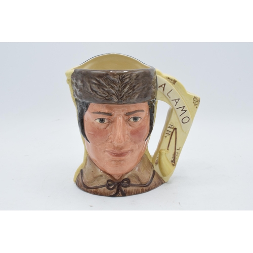 124 - Large Royal Doulton double-sided character jug of Davy Crockett /  Antonio Lopez de Santa Anna. 7097... 