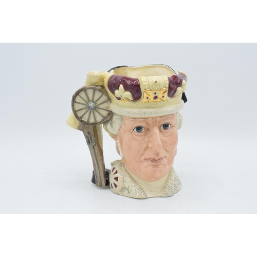 124A - Large Royal Doulton double-sided character jug of George III / George Washington D6749. 6514/9500. I... 