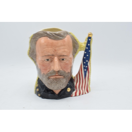 113 - Large Royal Doulton double-sided character jug Ulysses S Grant / Robert E Lee D6698. In good conditi... 