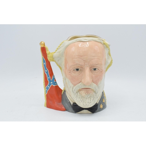 113 - Large Royal Doulton double-sided character jug Ulysses S Grant / Robert E Lee D6698. In good conditi... 