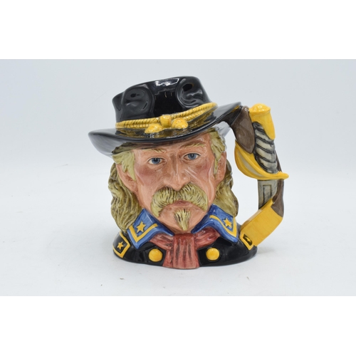 117 - Large Royal Doulton character jug General Custer D7079. In good condition with no obvious damage or ... 