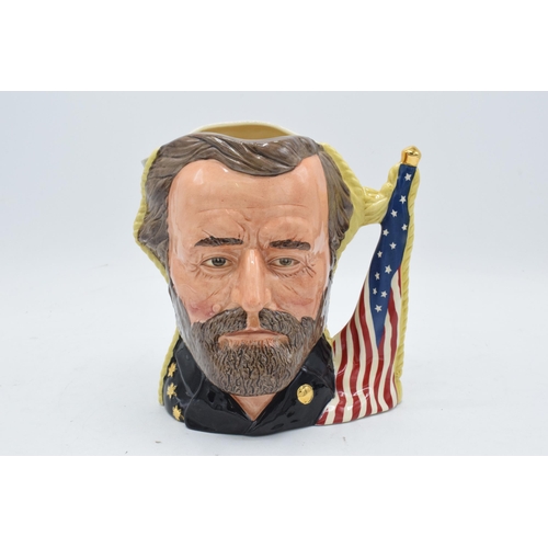 120 - Large double sided Royal Doulton character jug Ulysses S Grant / Robert E Lee D6698. In good conditi... 