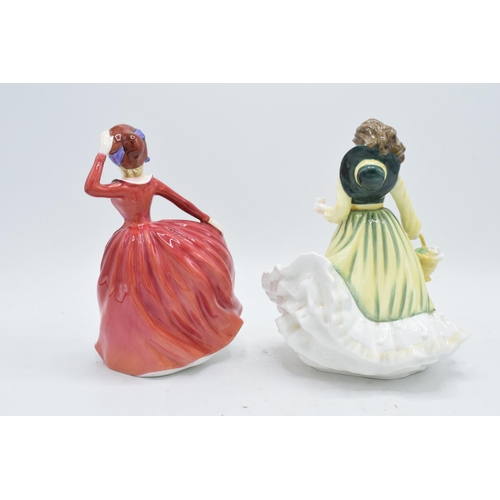 125 - Royal Doulton lady figures to include Mary HN3903 and April HN3693 (2). In good condition with no ob... 