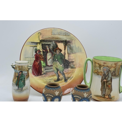 133 - A collection of Royal Doulton items to include seriesware in the form of a Fagin double handledvase,... 