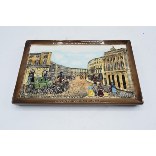 140 - Beswick Regent Street 1852 pottery plaque. 777 of 5500. 28 x 18cm. In good condition with no obvious... 