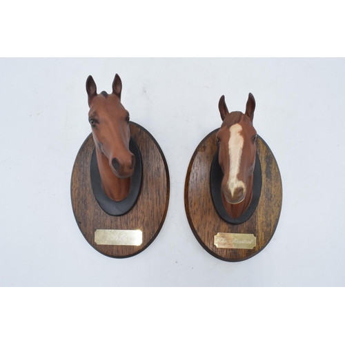 146 - Beswick horse heads wall plaques to include Arkle and The Minstrel (2). In good condition with no ob... 