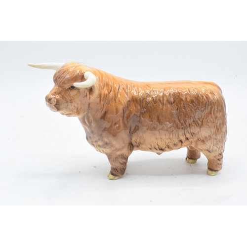 151 - Beswick Highland Bull. In good condition with no obvious damage or restoration apart from one horn i... 