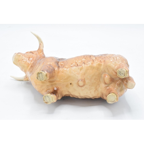 151 - Beswick Highland Bull. In good condition with no obvious damage or restoration apart from one horn i... 