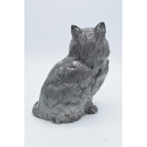 178 - Beswick British Blue cats to include Persian Cat Seated Model 1867 together with Persian Cat 1886 (2... 