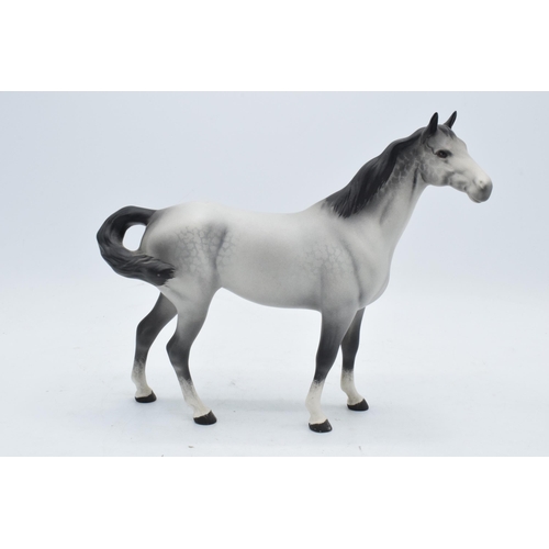 186 - Beswick matte grey Swishtail horse 1182. In good condition with no obvious damage or restoration. 21... 