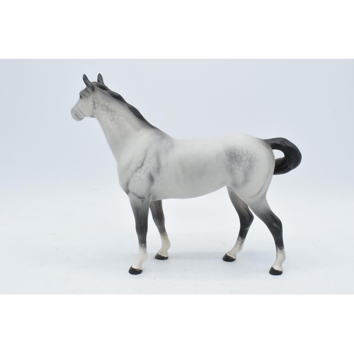 186 - Beswick matte grey Swishtail horse 1182. In good condition with no obvious damage or restoration. 21... 