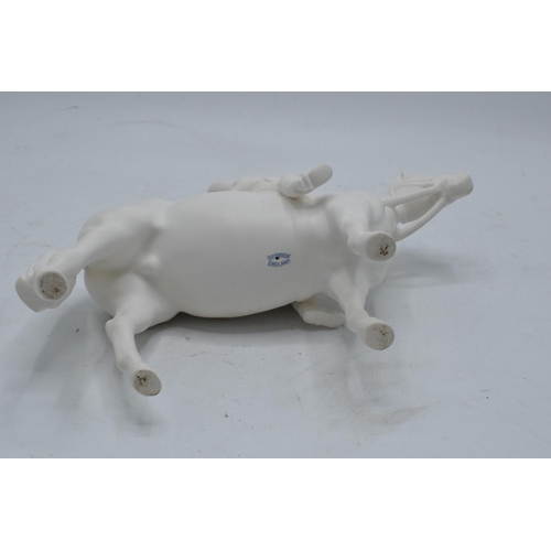 189 - Beswick Huntsman on white matte horse 1501. In good condition with no obvious damage or restoration.