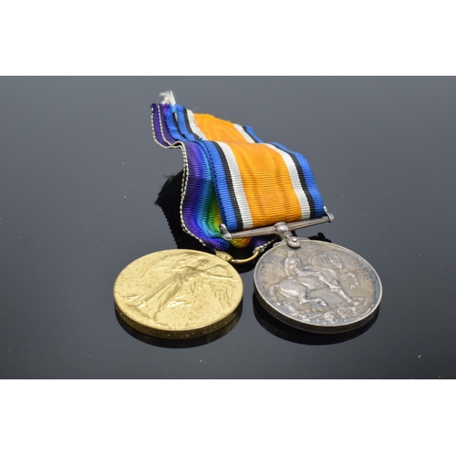 221 - A pair of World War One (WW1) medals to include 1914-1918 medal and 'The Great War for Civilisation ... 