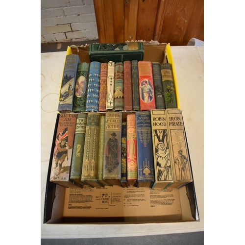 253 - A collection of children's books and prize bindings to include various titles such as Willis The Pil... 