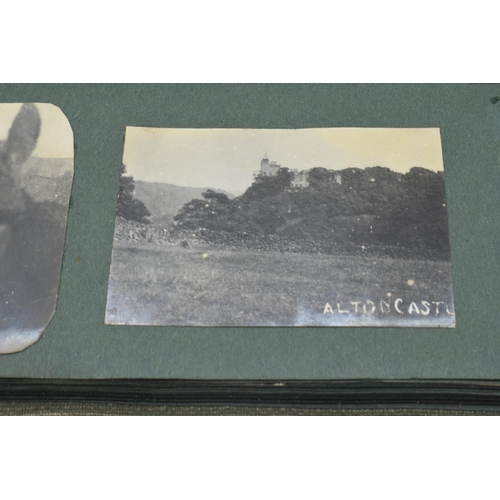 255 - A collection of old photograph albums to include odd photos of local interest such as Croxden Abbey,... 