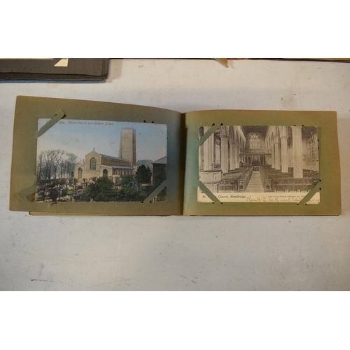 256 - A collection of post card albums to include British and foreign contents to include late 19th and 20... 