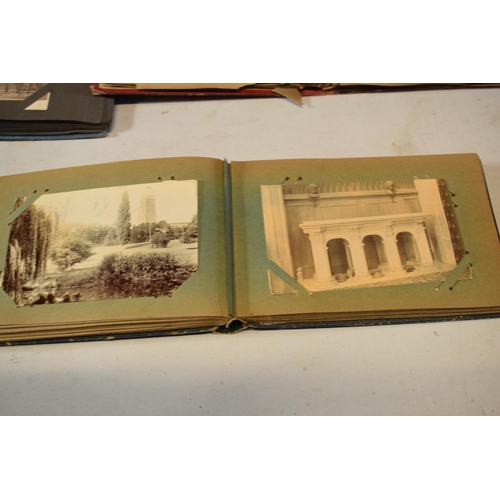 256 - A collection of post card albums to include British and foreign contents to include late 19th and 20... 