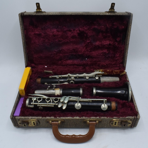 326 - A cased Besson of London clarinet in a fitted case. Untested. May require some attention.