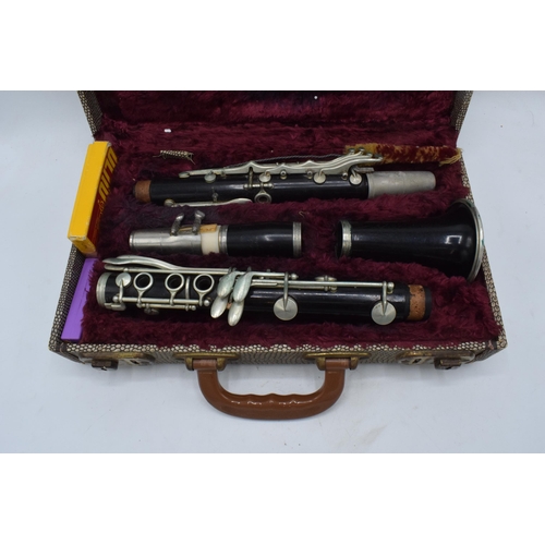 326 - A cased Besson of London clarinet in a fitted case. Untested. May require some attention.