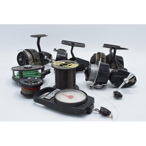 345 - A collection of fishing tackle and related items to include Mitchell 208 reel, Duco reel, Mitchell r... 