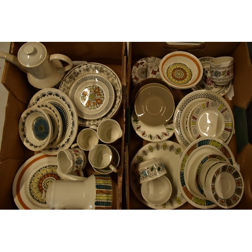 43H - A large collection of vintage mid century Broadhurst Ironstone Kathie Winkle tea and dinner ware to ... 