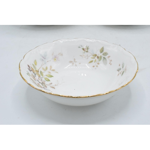 62 - A collection of Royal Albert dinner ware in the Haworth design to include 12 x 16cm bowls and 12  x ... 