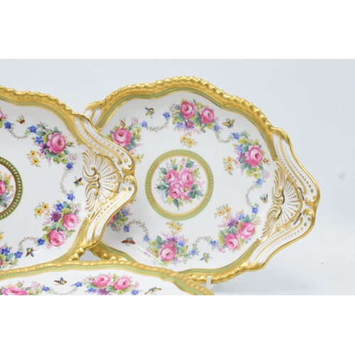 79 - A good collection of Spode Copelands China R2972 manufactored for Harrods of London decorated with f... 