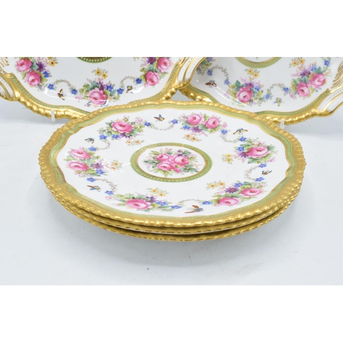 79 - A good collection of Spode Copelands China R2972 manufactored for Harrods of London decorated with f... 