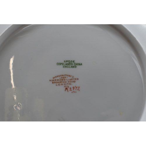 79 - A good collection of Spode Copelands China R2972 manufactored for Harrods of London decorated with f... 