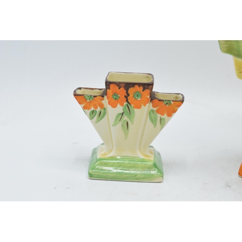 84 - A pair of Myott Son and Co Art Deco items to include a diamond planter / flower bowl together with a... 