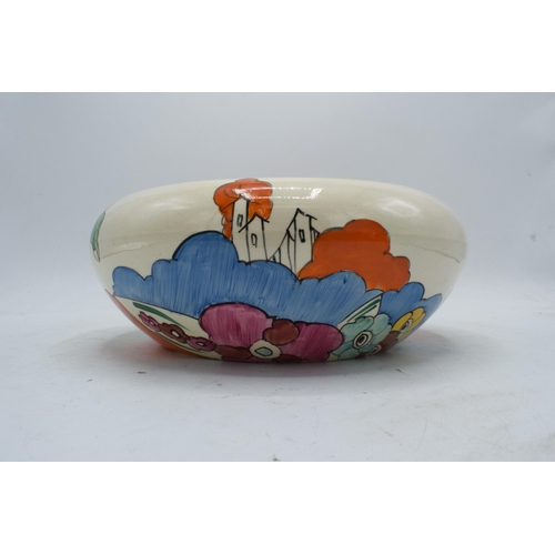 94 - Bizarre by Clarice Cliff shape 55 circular bowl decorated with 'Alton' design which was inspired by ... 