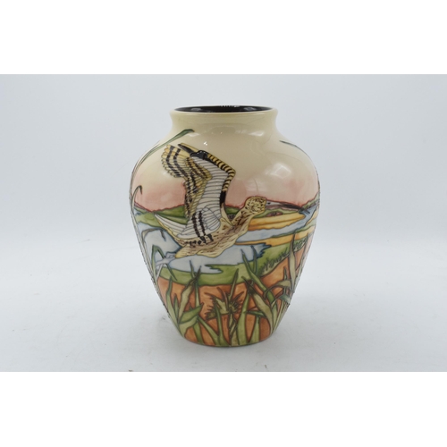 96 - Moorcroft Call of the Curlew Trial Vase dated 8.1.18. RRP £1135.00. In good condition with no obviou... 